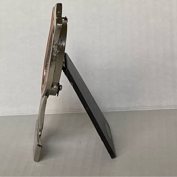 Ashleigh Manor Frame Enameled Tulip Flower Picture Size 1” X 2” Orange Pink - Picture 4 of 16